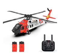 QIYHBVR RC Helicopter Model 6CH 3D American Coast Guard UH-60 Scale RC Helicopter RTF W/GPS Intelligent Control System&Camera, 2.4G Remote Control,1/47 Scale RTF Edition
