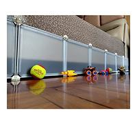 QIYIHOME Toy Blocker, Extra Tall Size Gap Bumper for Under Bed, Stop Pets Toys Going Under Bed or Sofa Couch, Easy to Install, 11.8" Height 83" Length