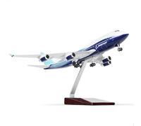 QIYUMOKE 1/200 747 Dreamliner Model Plane for Boeing 747 Model Plane with Stand (14 Inch) Resin Plane for Creative Adult Aviation Gifts Table Collection Display