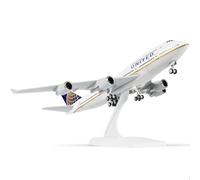 QIYUMOKE 1/240 747 Model Plane for United Aviation for Boeing 747 Model Plane with Stand (12 Inch Length) Prefabricated Model Kit for Adults - Creative Gifts from Aerial Traffic