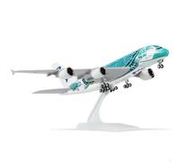 QIYUMOKE 1/240 A380 ANA Tortue Verte Resin Airplane Model 12 inch