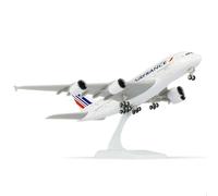 QIYUMOKE 1/240 France A380 Model Plane for Airbus A380 Model Aircraft with Stand (12 Inch Length) Prefabricated Model Kit for Adults - Creative Gifts from Aerial