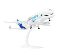 QIYUMOKE 1/300 A330 Beluga XL1 Diecast Metal Aircraft Model Kit with Stand (7.7 inch) for Airbus a330-743L Super Transport Beluga, Collectable Aircraft Models for Aviation Enthusiasts