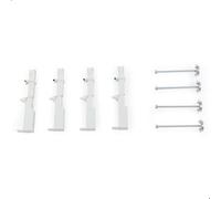 QIYUMOKE 1:400 Airport Boarding Bridge Model Kit, 3D Plastic Jet Bridge, Airport Diorama Accessory, Easy Build Display Model, Gift for Aviation Fans (No Terminal, No.004)