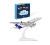 QIYUMOKE 1/400 for A380 Prototype Diecast Metal Model Airplane with Stand
