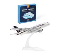 QIYUMOKE 1/400 for A380 Singapore Diecast Metal Model Airplane with Stand