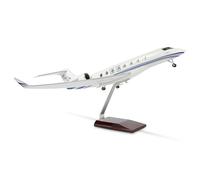 QIYUMOKE 1/67 Scale G650 Private Business Jet Model Kits (17.7 inch L) Large Resin Airplane Model with Stand for Adults Collectors or Aviation Enthusiasts Display Plane, Creative Gift for Men