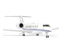QIYUMOKE 1/67 Scale G650 Private Jet Aeroplane Model Kit (45 cm) Large Resin Aircraft Model with Stand for Collectors and Aviation Enthusiasts, Creative Gift for Men