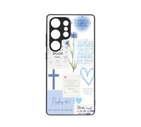 qizjio Bible Verse Phone Case Shockproof Protective Christian Jesus Phone Cover for Samsung Galaxy S25 Ultra