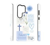 qizjio Christian Bible Verse Phone Case, Shockproof Protective Cover for Samsung Galaxy S25 Ultra