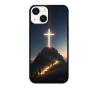 qizjio Christian Phone Case for iPhone 13/14, Cross - Jesus Faith God Cover, Bible Verse Style, Pilgrimage Design