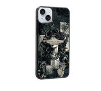 qizjio Cool Medusa Phone Case Shockproof Protective Greek Mythology Snake Phone Cases for iPhone 15 Plus