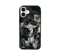 qizjio Cool Medusa Phone Case Shockproof Protective Greek Mythology Snake Phone Cases for iPhone 16