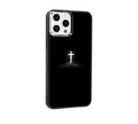 qizjio Cross Phone Case Shockproof Protective Christian Jesus Phone Cases for iPhone 15 Pro Max