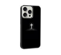 qizjio Cross Phone Case Shockproof Protective Christian Jesus Phone Cases for iPhone 16 Pro