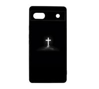 qizjio Cross Phone Case Shockproof Protective Jesus Christian Phone Cover for Google Pixel 6A