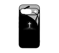 qizjio Cross Phone Case Shockproof Protective Jesus Christian Phone Cover for Google Pixel 9
