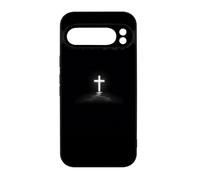 qizjio Cross Phone Case Shockproof Protective Jesus Christian Phone Cover for Google Pixel 9 Pro