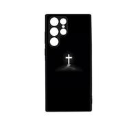 qizjio Cross Phone Case Shockproof Protective Jesus Christian Phone Cover for Samsung Galaxy S22 Ultra