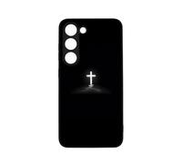 qizjio Cross Phone Case Shockproof Protective Jesus Christian Phone Cover for Samsung Galaxy S23