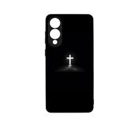 qizjio Cross Phone Case Shockproof Protective Jesus Christian Phone Cover for Samsung Galaxy S25 Edge