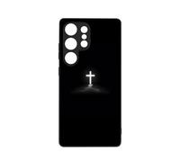 qizjio Cross Phone Case Shockproof Protective Jesus Christian Phone Cover for Samsung Galaxy S25 Ultra