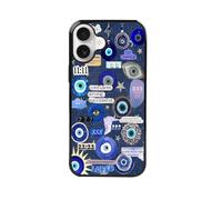 qizjio Evil Eye Phone Case Shockproof Protective for iPhone 16