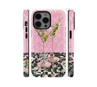 qizjio for iPhone 14 Pro Max Case, Pink Martini Phone Case