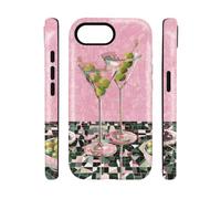 qizjio for iPhone 16E Case, Pink Martini Phone Case