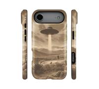 qizjio for iPhone 17 Air Case, Alien Retro UFO Phone Case