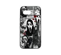 qizjio Horror Anime Phone Case Shockproof Protective Halloween Phone Cover for Google Pixel 8A