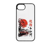 qizjio Japanese Car Anime-Inspired Phone Case - Cool Racing Illustration, Shockproof Protective Cover for iPhone 16E