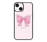 qizjio Pink Bow Phone Case Shockproof Protective Jesus Christian God Phone Cases for iPhone 13/14