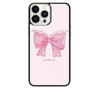 qizjio Pink Bow Phone Case Shockproof Protective Jesus Christian God Phone Cases for iPhone 13 Pro Max
