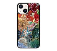 qizjio Vintage Collage Mosaic Phone Case Shockproof Protective Y2K Phone Case for iPhone 14 Plus