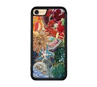 qizjio Vintage Collage Mosaic Phone Case Shockproof Protective Y2K Phone Case for iPhone 7/8/SE