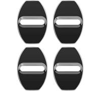 QIZUN 4Pcs Car Door Lock Protective Covers for BMW 5 Series 5er Serie 5 E60 E61 M5 2005 2006 2007 2008 2009 2010, Stainless Steel Latches Protection Rustproof Guards Anti-Corrosive Trim Accessories