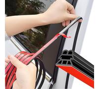 QIZUN Car Door Seal Strip for Opel Combo Tour D 2012-2017, Self Adhesive Automotive Rubber Draught Seal Weatherstrip for Car Window Door Soundproofing Engine Cover, Four doors 16M