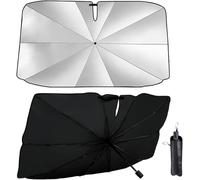 QIZUN Car Windscreen Sun Shade Umbrella for VW Caddy California ab Bj.2021, Windshield Sunshade for Car Inside, Sunshades Foldable Front Sun Visor Protector Blocks UV Rays
