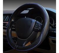 QIZUN Steering Wheel Cover for Kia Niro SG2 22-24 | Premium Leather Protector Fits 14.5-15 Inch Standard Wheels Elegant Styling Accessories