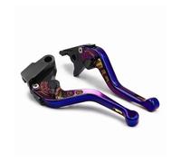Qjahxkf Clutch Lever for Royal for Enfield Guerrilla 450 Aluminum CNC Adjustable Motorcycle Brake Clutch Levers(Electroplating 147mm)