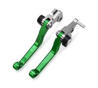 Qjahxkf Clutch Lever KDX 250 SR Pivot Brake Clutch Levers for KDX250SR 1992 1993 1994 Motorcycle Accessories Dirt Bike Front Control Handles(Green)