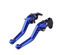 Qjahxkf Clutch Lever Long Brake Clutch Lever Fits for ZX-10R ZX 10R ZX10R 2016 2017 2018 2019 2020 Motorcycle Adjustable Short Style Handle Brake Clutch(Short Blue)