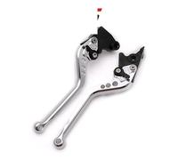 Qjahxkf Clutch Lever Rake Clutch Levers Fits for Suzuki for GSX-R1000 -R 2007 2008 Motorcycle Adjustable Long/Short Handle Brake Clutch(Long Silver)
