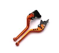 Qjahxkf Clutch Lever Short Brake Clutch Levers Long Handle Fits for Z750 Z 750 S Z750S 2004-2006 ZR750 Zephyr 1991-1993 ZR-7S ZR7S 1999-2003 Brake Clutch(Long Orange)