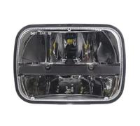 Qjahxkf Front Light Assembly Rectangular Square High/Low LED Headlight For Jeep For Cherokee XJ For Wrangler Truck 4X4 Headlight Lamp Unit