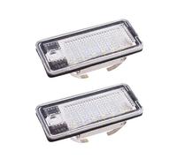 Qjahxkf Number Plate Light For A3 S3 8P For A4 S4 B6 B7 For A6 C6 S6 For A8 S8 For Q7 RS4 RS6 Plus Avant Rear LED License Plate Light Auto Lamp Light 2piece License