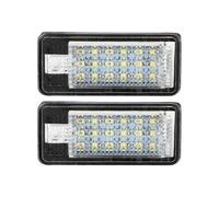 Qjahxkf Number Plate Light For A4 S4 B6 B7 For A6 C6 4F S6 For A3 S3 8P For A8 S8 D3 4E For Q7 RS4 White LED Car License Plate Light Accessories 2piece License