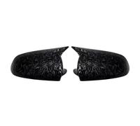 Qjahxkf Side Mirror Caps Carbon Look Bright Black Rearview Mirror Case Side Mirror Shell For A3 S3 8P 05-08 For A4 S4 B6 B7 8E 8H For A6 S6 C6 4F Rearview Side Mirror Covers(Forged Carbon Look)
