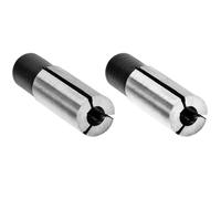 Qjaiune 2Pcs 1/4" to 1/8" Collet Chuck Driver Adapter, CNC Engraving Bit Router Adapter Convert for Engraving Machine Tool